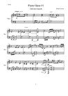 Piano Opus No.1 - 2nd movement
